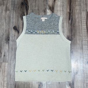 Lambwool J Crew sweater vest